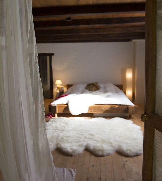 sheepskin rug nursery