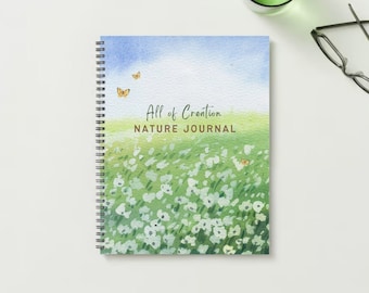 All of Creation: Nature Journal for Students (Digital Download), Charlotte Mason Inspired Nature Journal, student journal, Christian journal