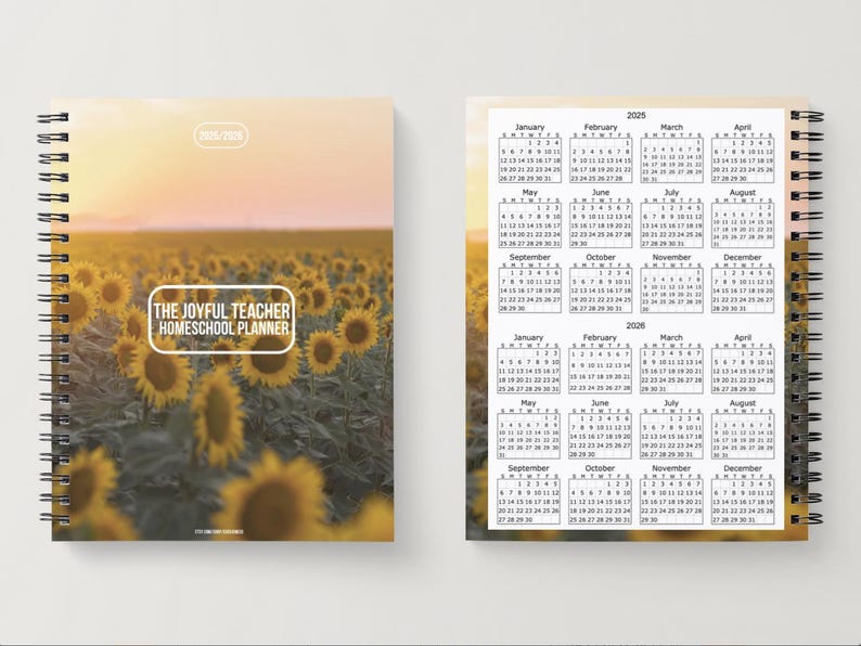 PRINTABLE Homeschool Lesson Planner 2025/2026 July - June With Weekly ...