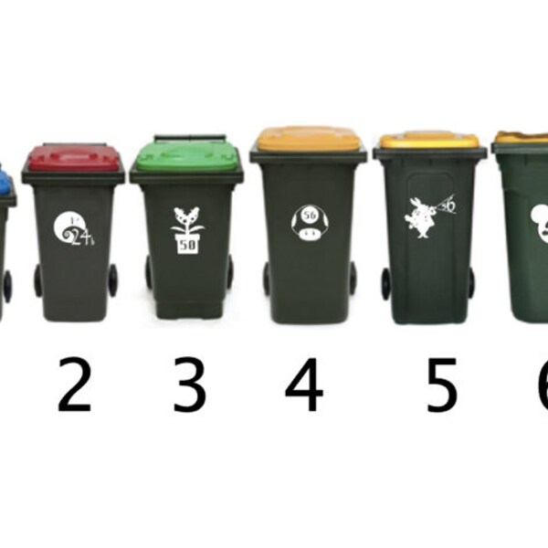 Wheelie Bin Stickers Etsy Australia