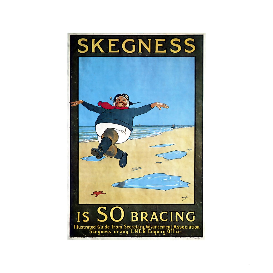 Skegness is so bracing  Travel Poster  British beaches / image 1
