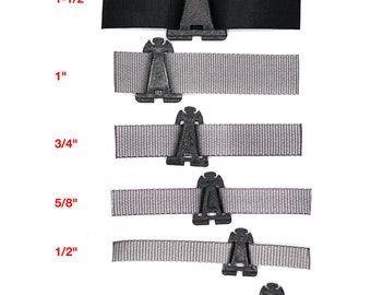 Buy Backpack Webbing Strap Keeper Web Dominator in Multiple Sizes for 3/8,  1/2, 5/8, 3/4, 1, 1-1/2, 2 Webbing Online in India 