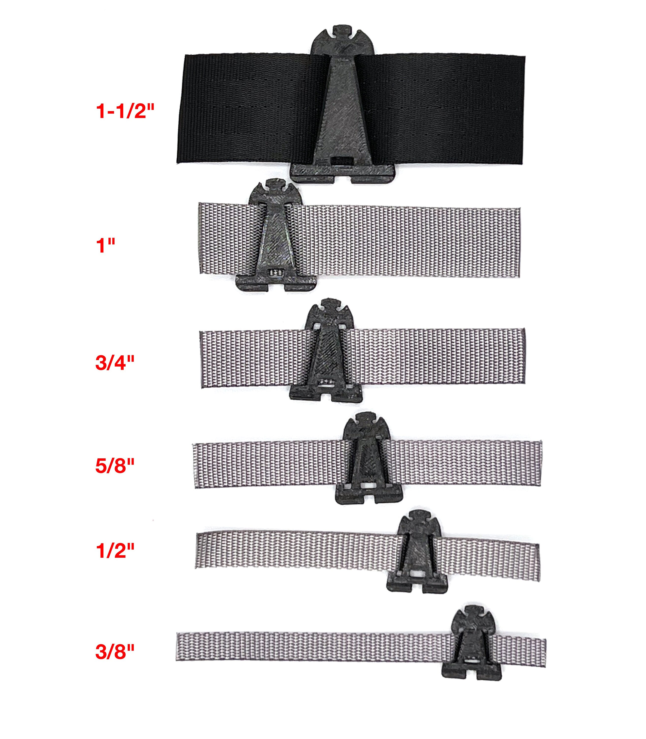 3D Printed - Backpack Strap Keeper Web Dominator - Roller (Multiple Sizes)
