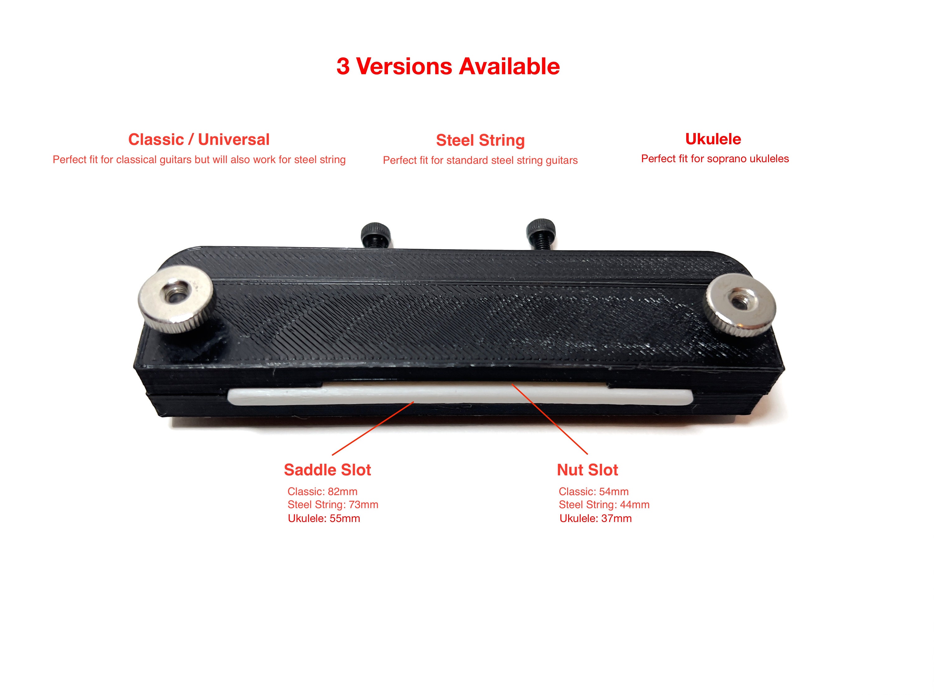 Guitar Saddle and Nut Sanding Jig classical Steel String Etsy