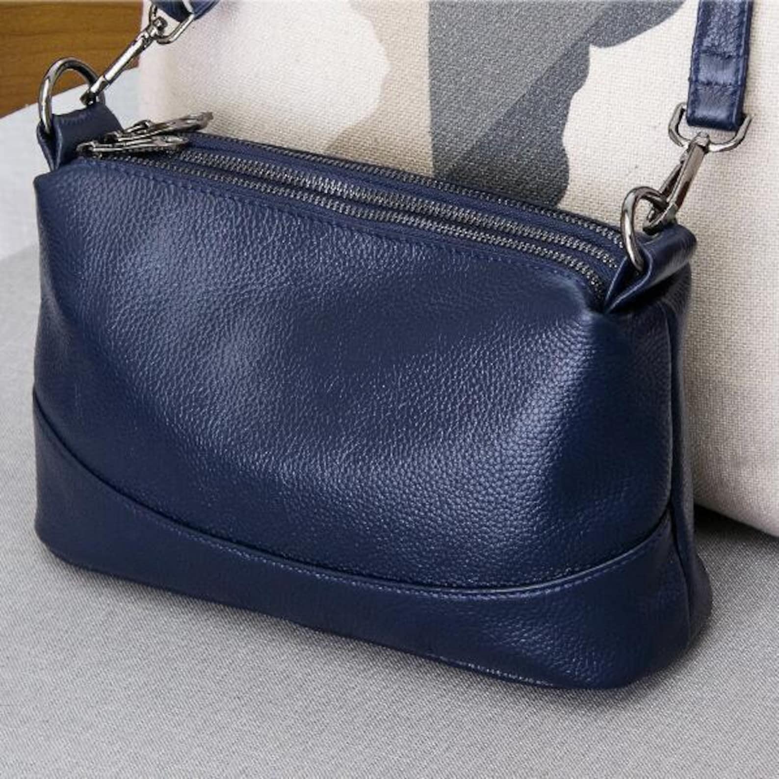 Leather Crossbody Bag 5 Colors Small Leather Purse - Etsy