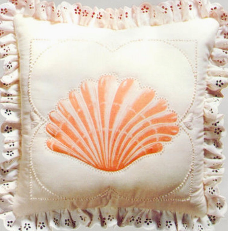 Candlewick Kits 2 Pillow Shams Beach Lovers Shell Pattern Etsy