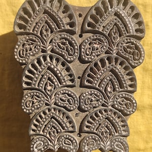 Handgeschnitzte Holzdruckstöcke Holzdruckstempel Holzdruckstempel Holzdruckstöcke indische Blumenstempel einzigartiges Design Indien