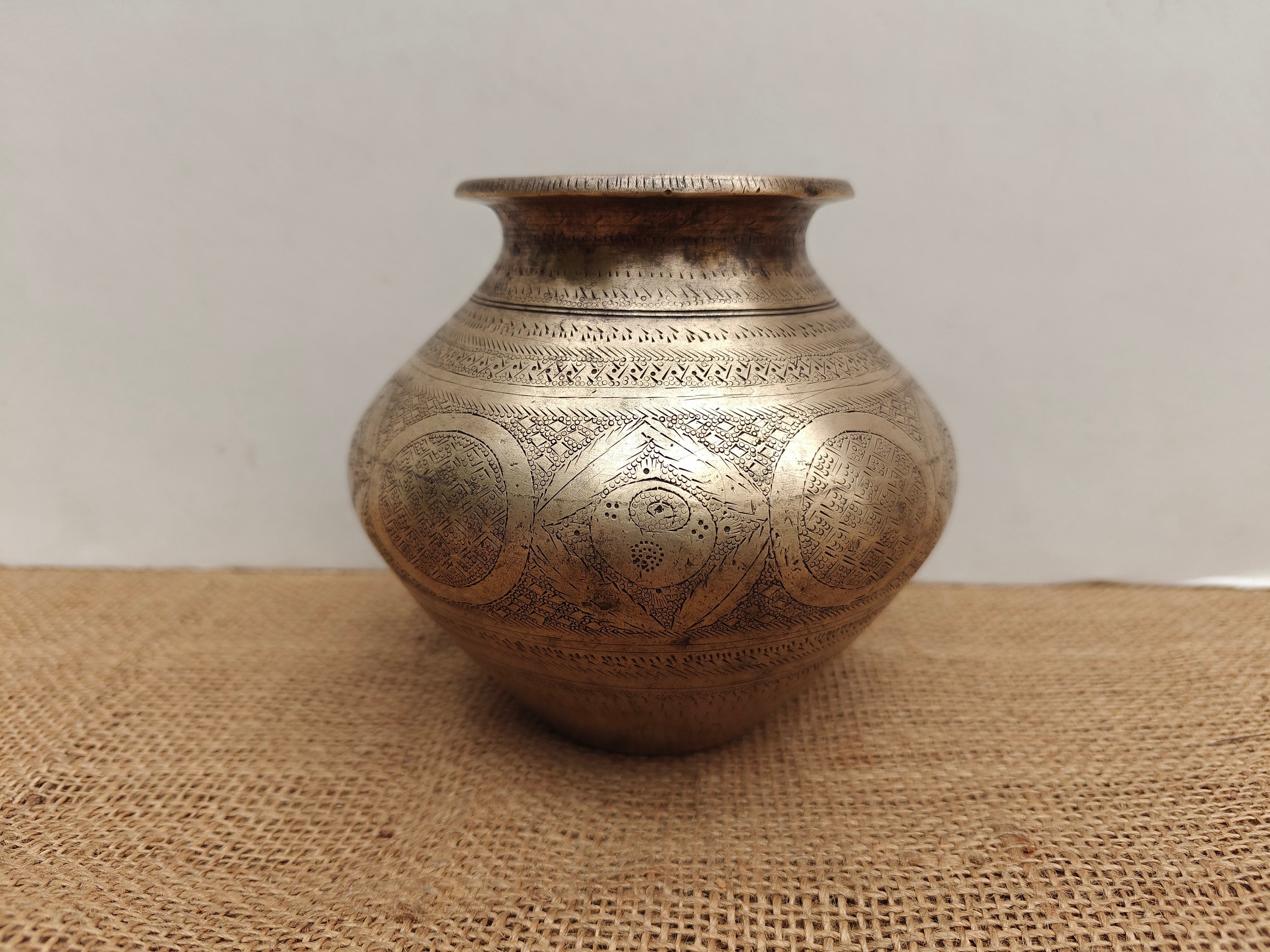 インド　真鍮製ロタ Indian brass lota - Etsy 日本