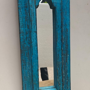 Vintage wooden wall mirror antique wood frame distressed wall mirror handcrafted wooden mirror vintage style wooden mirror moroccan mirror
