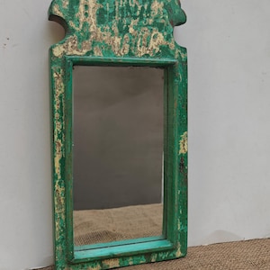 Vintage wooden wall mirror antique wood frame distressed wall mirror handcrafted wooden mirror vintage style wooden mirror moroccan mirror