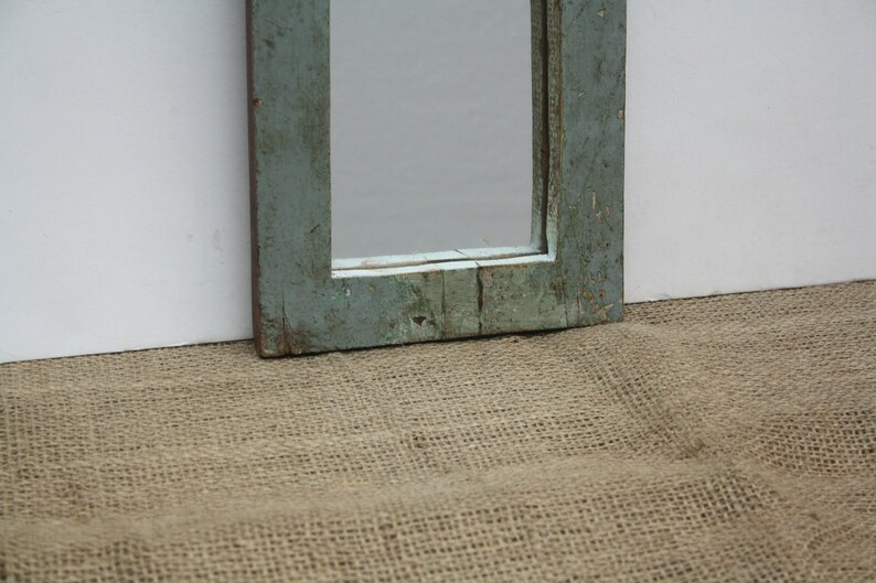 Wood Vintage Wall Mirror Wood Moroccan Mirror Distressed Look Mirror