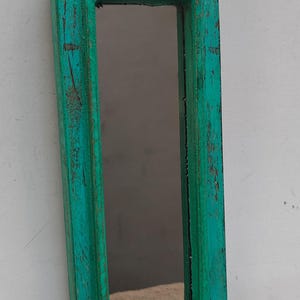 Vintage wooden wall mirror antique wood frame distressed wall mirror handcrafted wooden mirror vintage style wooden mirror moroccan mirror