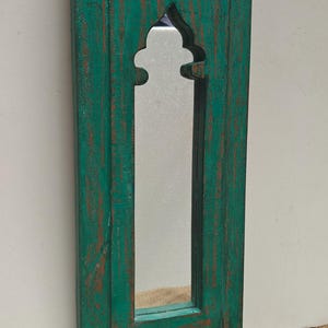 Vintage wooden wall mirror antique wood frame distressed wall mirror handcrafted wooden mirror vintage style wooden mirror moroccan mirror
