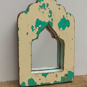 Vintage wooden wall mirror antique wood frame distressed wall mirror handcrafted wooden mirror vintage style wooden mirror moroccan mirror
