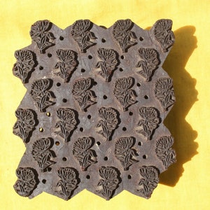 Indiase handgesneden houten drukblokken Houten drukzegels Houten textieldrukstempels houten drukblokken Indiase bloemenstempels