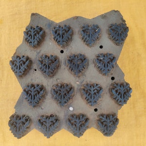 Indian Hand Carved Wooden Printing Blocks Wooden Printing Stamps Textile wood printing Stamps wood printing blocks indian floral stamps