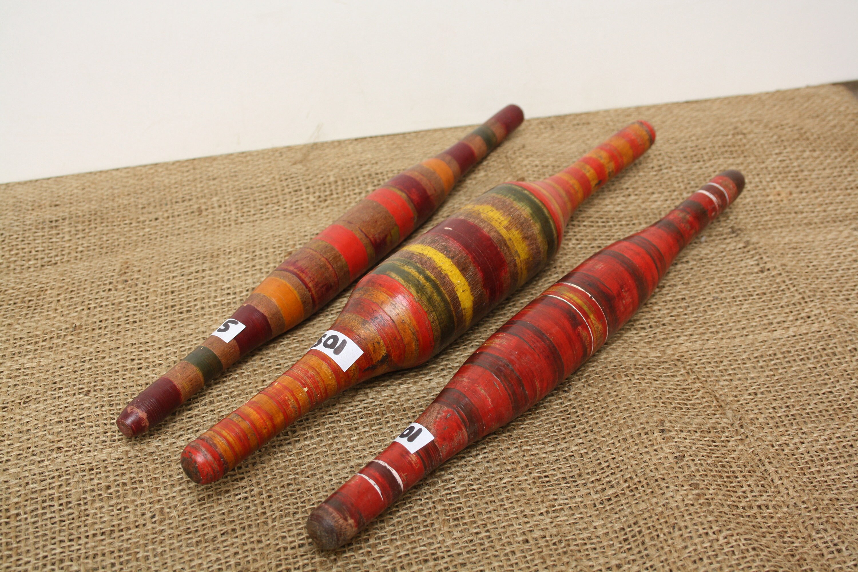 Vintage Wood rolling pins wood indian rolling pins indian roti Etsy