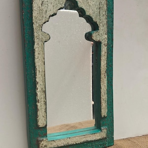 Vintage wooden wall mirror antique wood frame distressed wall mirror handcrafted wooden mirror vintage style wooden mirror moroccan mirror