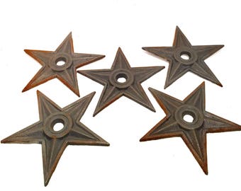 Rusty Iron Star Etsy