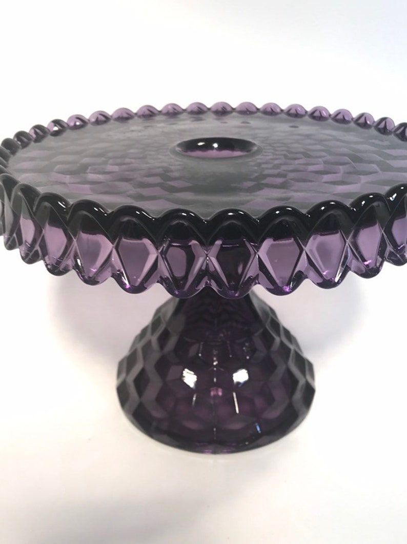 fostoria american cake plate