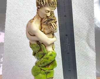 Neil Eyre Eyredesigns Under Sea Ariel little Mermaid & merman fish sea shell love embrace exclusive figurine sculpture signed and numbered