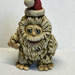 Neil Eyre Eyredesigns 3D Halloween Christmas Santa Hat Horror Ghoul Bigfoot Big Foot Sasquatch Forest Ape Man Monster Limited Edition