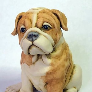 Artist Neil Eyre Eyredesigns English Bulldog Bull Dog K9 puppy pup Canine Sculpture made USA Limited Edition Signed numbered