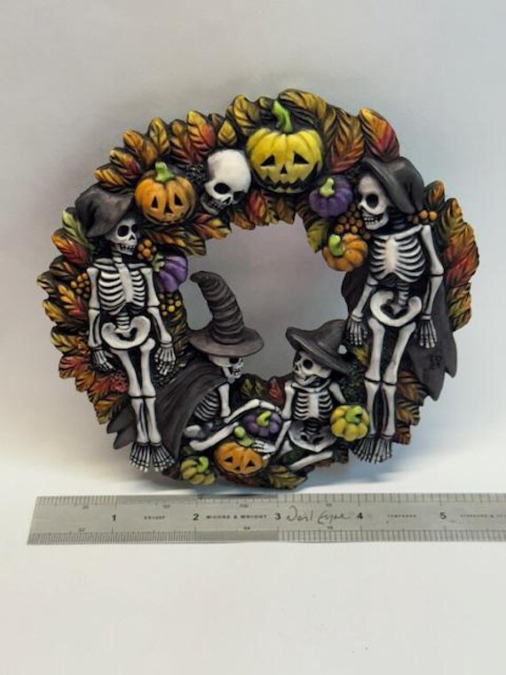 Neil Eyre Designs Halloween Magnet Set - Witch, Vampire, Ghost