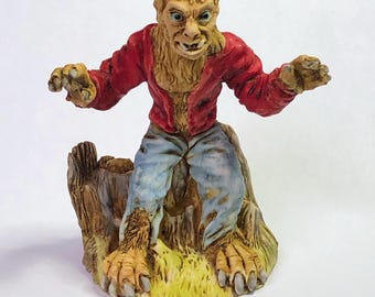 Neil Eyre Designs Wolfman Werewolf Signed Numbered Limited Edition Made USA