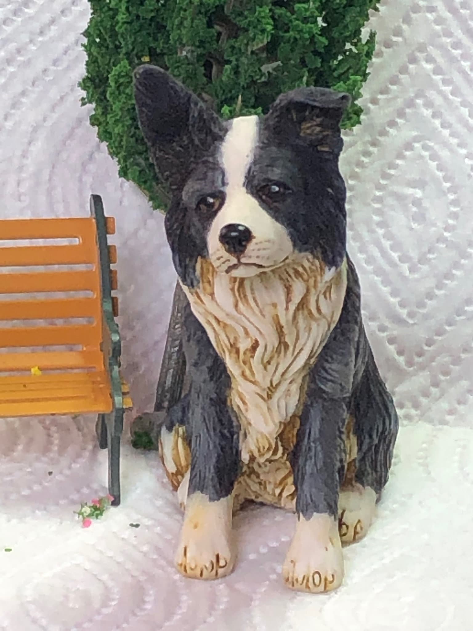 Outdoor Brown Border Collie Statue - Etsy Outdoor Brown Border Collie Statue - Etsy