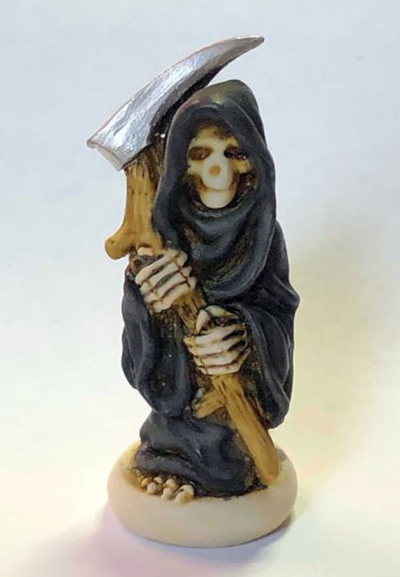 Figurine Halloween / La Mort - En Plastique, Occasion Mais En Excellent état