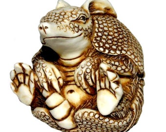 Artist Neil Eyre Eyredesigns Texas Armadillo Brown Handmade USA