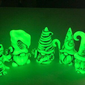 Neil Eyre Eyredesigns  Halloween Horror Dracula Witch Frankenstein Wizard Warlock Bat Glow in Dark Gnome Limited ED Made USA Signed numbered
