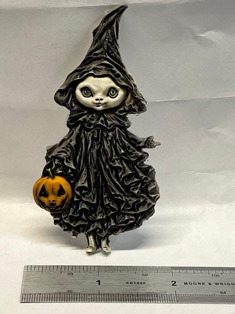 Neil Eyre Designs Halloween Magnet Set - Witch, Vampire, Ghost