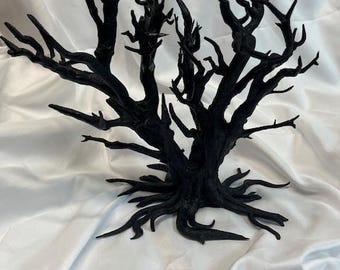 Halloween Tree Large Spooky Dead Black Tall Haunted Forrest Creepy Hanging Ornament 3D Trees Display Diorama FAST SHIPPING USAMADE