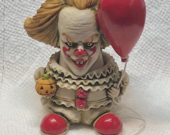 Neil Eyre Designs 2026 Halloween Horror Killer Sewer IT Clown Red Balloon Trinket Box signed and numbered MADE USA