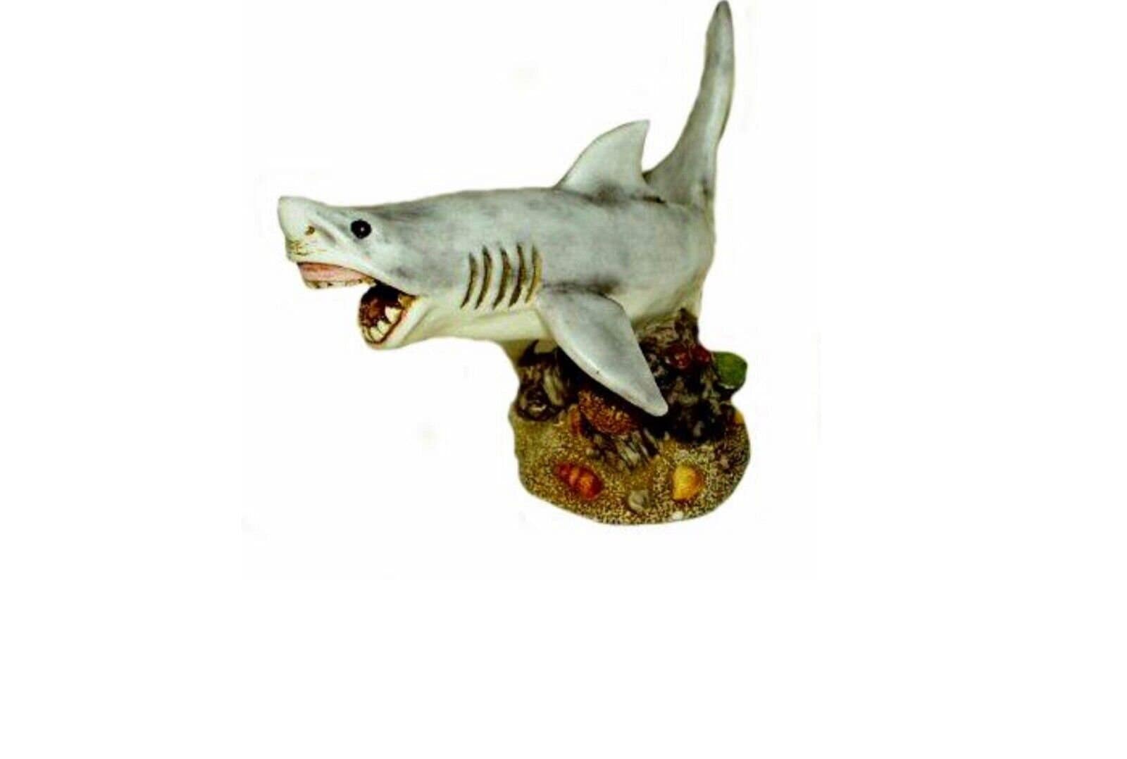 Neil Eyre Artist Eyre Designs Sealife Sea  Ocean Great White Shark starfish Coral Shells reef HANDMADE  USA  signed & numbered LE 41
