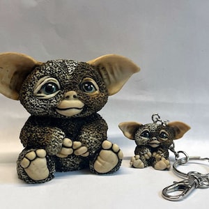 Neil Eyre Designs Halloween Horror 3D  Ghoul Furry Animal Critter Keychain Christmas Santa Witch Hat pumpkin patch USA MADE