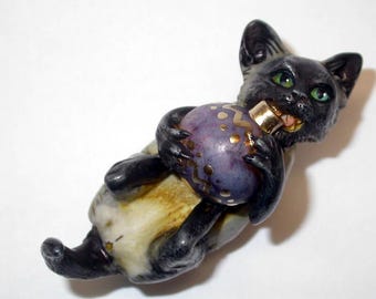 Neil Eyre Artist Eyre Designs Christmas Holiday Kitty Cat Santa Tree Ornament USA MADE signed & numbered Siamese Tuxedo Orange Tabby youpick