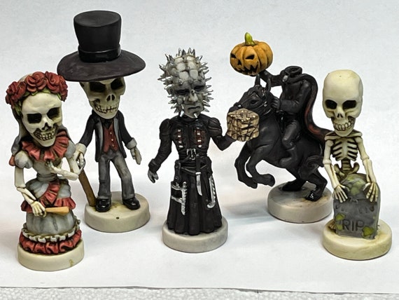 Neil Eyre Designs Halloween Magnet Set - Witch, Vampire, Ghost