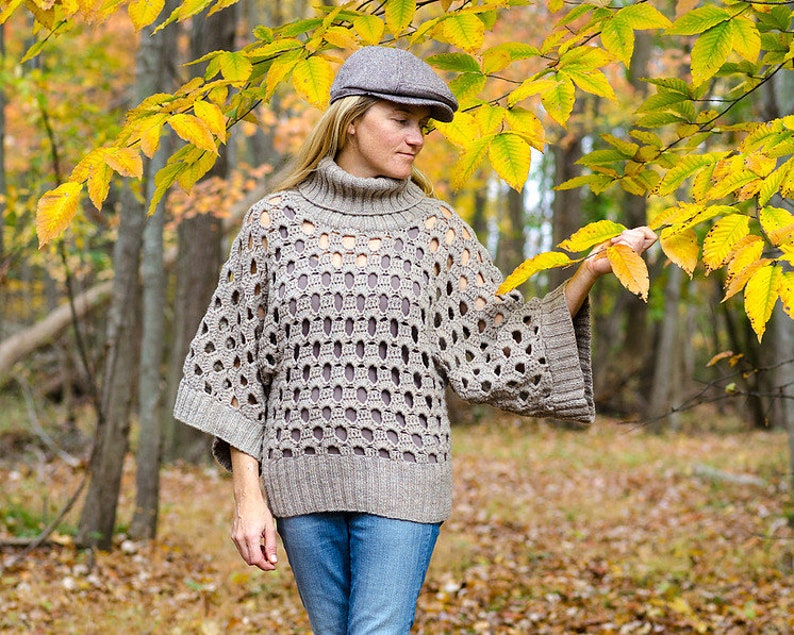 chunky cowl neck jumper