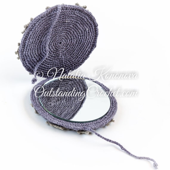 小物 Lin Lin Compact Mirror Crochet PATTERN - Gerda - Christmas Gift