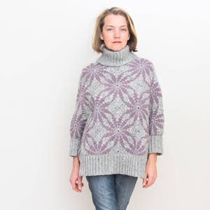 Crochet Sweater PATTERN - Morning Star - Women Poncho, Pullover, Jumper -  Small to Plus Sizes, Oversized