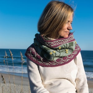 Forager Cowl Scarf Crochet PATTERN - Snood - Overlay Mosaic Crochet - Hooded Cowl - Women Scarf - PDF