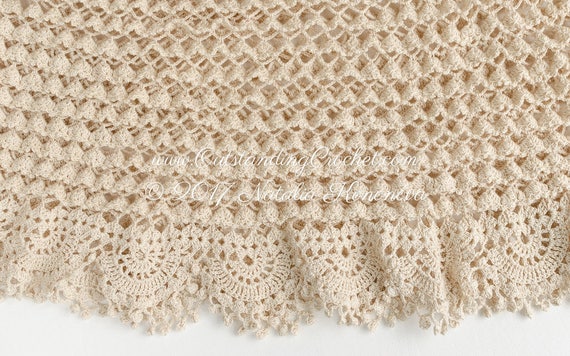 Crochet Skirt Pattern Polonaise Women Summer Skirt Pattern Knee Length Boho Crochet Lace Skirt Extra Small To Plus Sizes Pdf