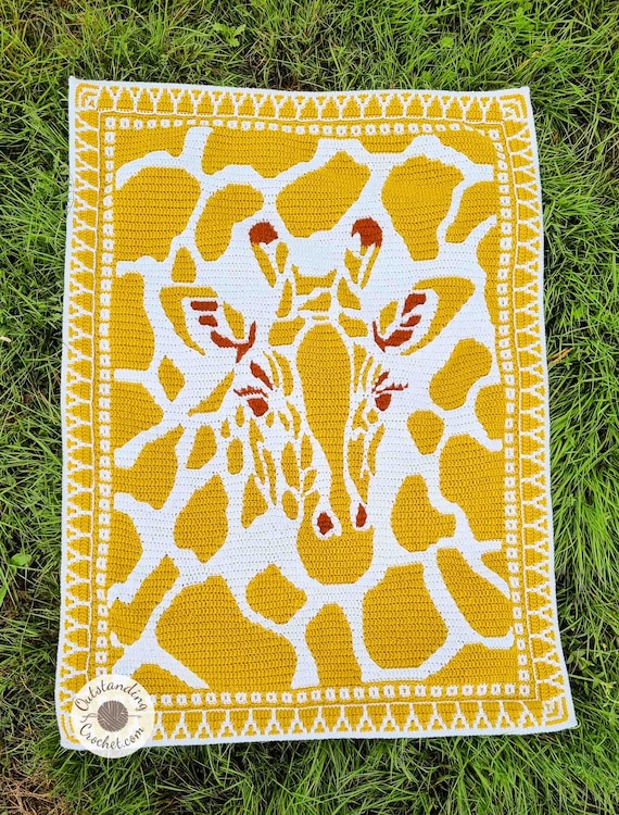 Giraffe blanket crochet pattern hotsell