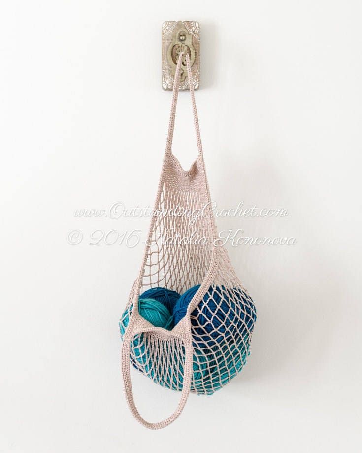 Boho Beach Net Mesh Bag Pattern
