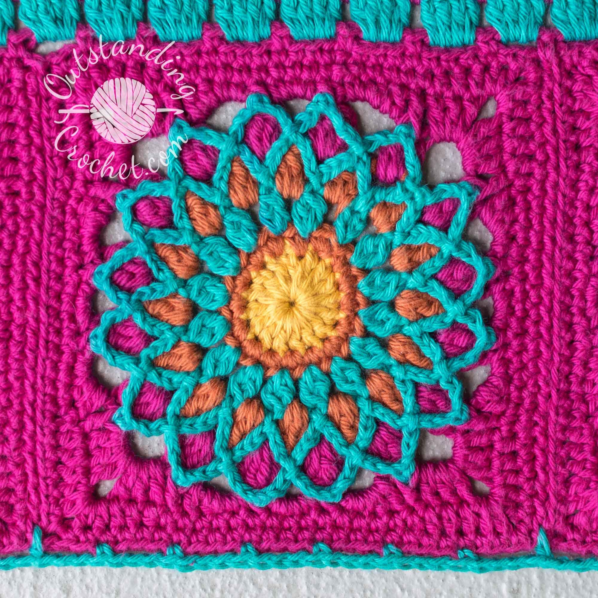 30 Mandala Blanket Crochet Patterns for Round, Square, and Star-Inspired Throws 15 First Light Crochet Motif Pattern