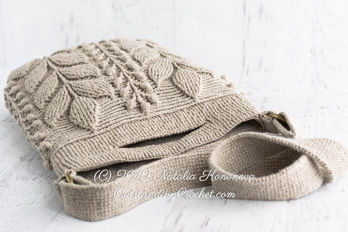 Embossed Crochet Bag PATTERN Spica Women Handbag Purse Etsy Canada