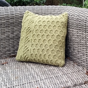 Crochet Pillow PATTERN - Umbella Cushion - Cabled, Textured - Chart, Videos, Written - PDF image 8